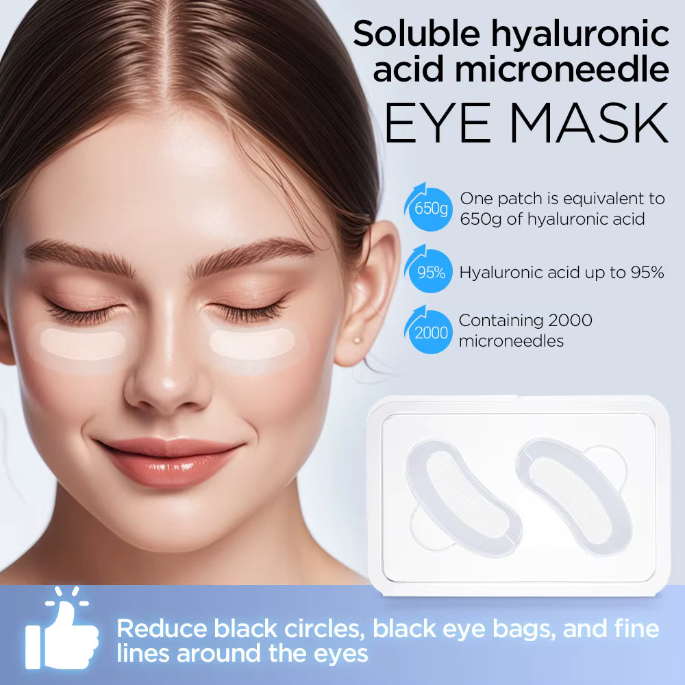 NuraDew™ – Microneedle Hyaluronic Eye Patches
